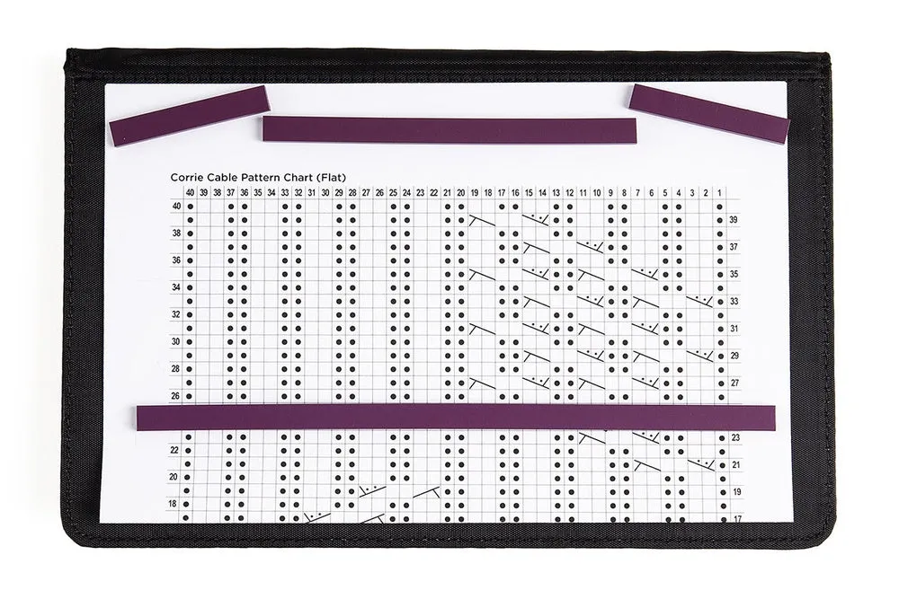 Premium Knitting Chart Keeper
