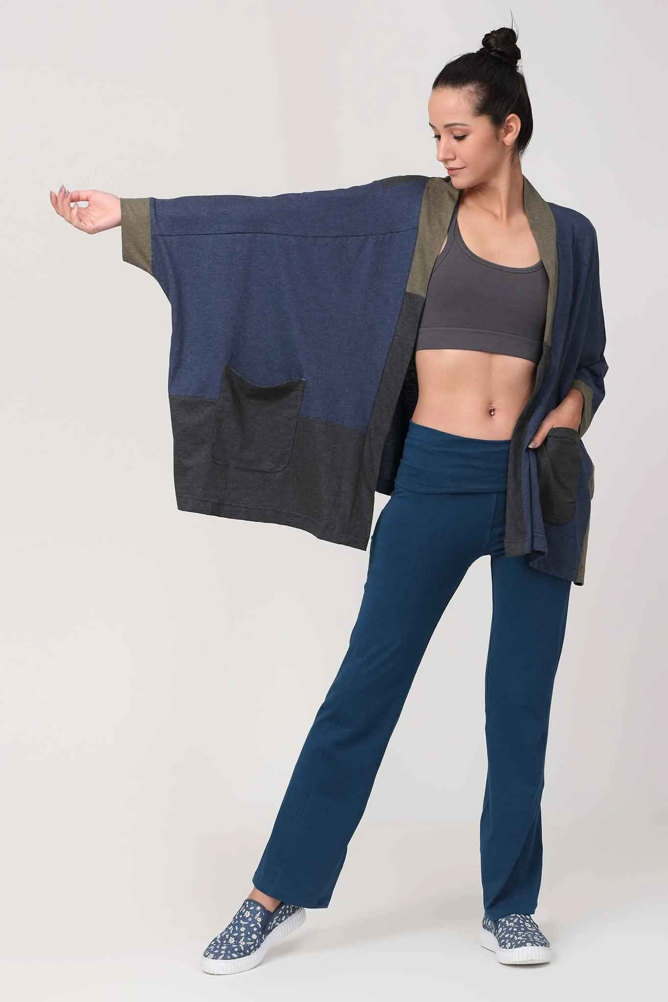 Proyog High Waist Yoga Pants Organic Cotton I Vriksh Ink