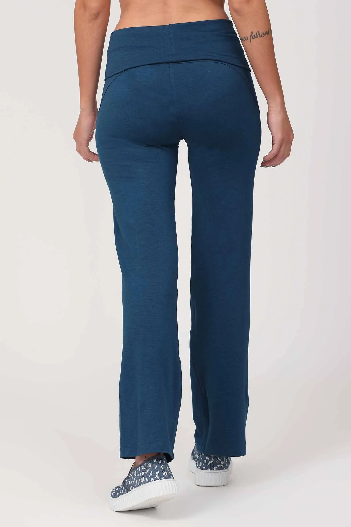 Proyog High Waist Yoga Pants Organic Cotton I Vriksh Ink