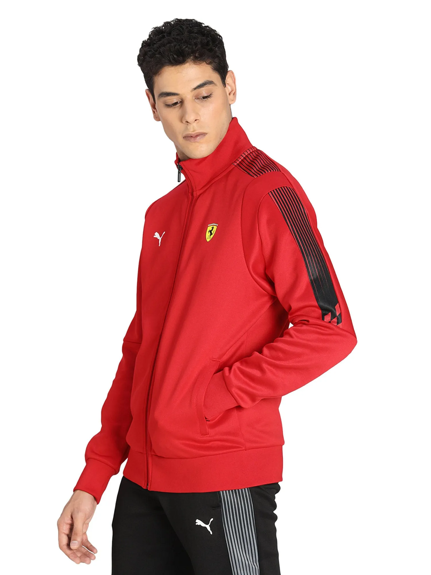 Puma Scuderia Ferrari Race T7 Men's Track Jacket - Red