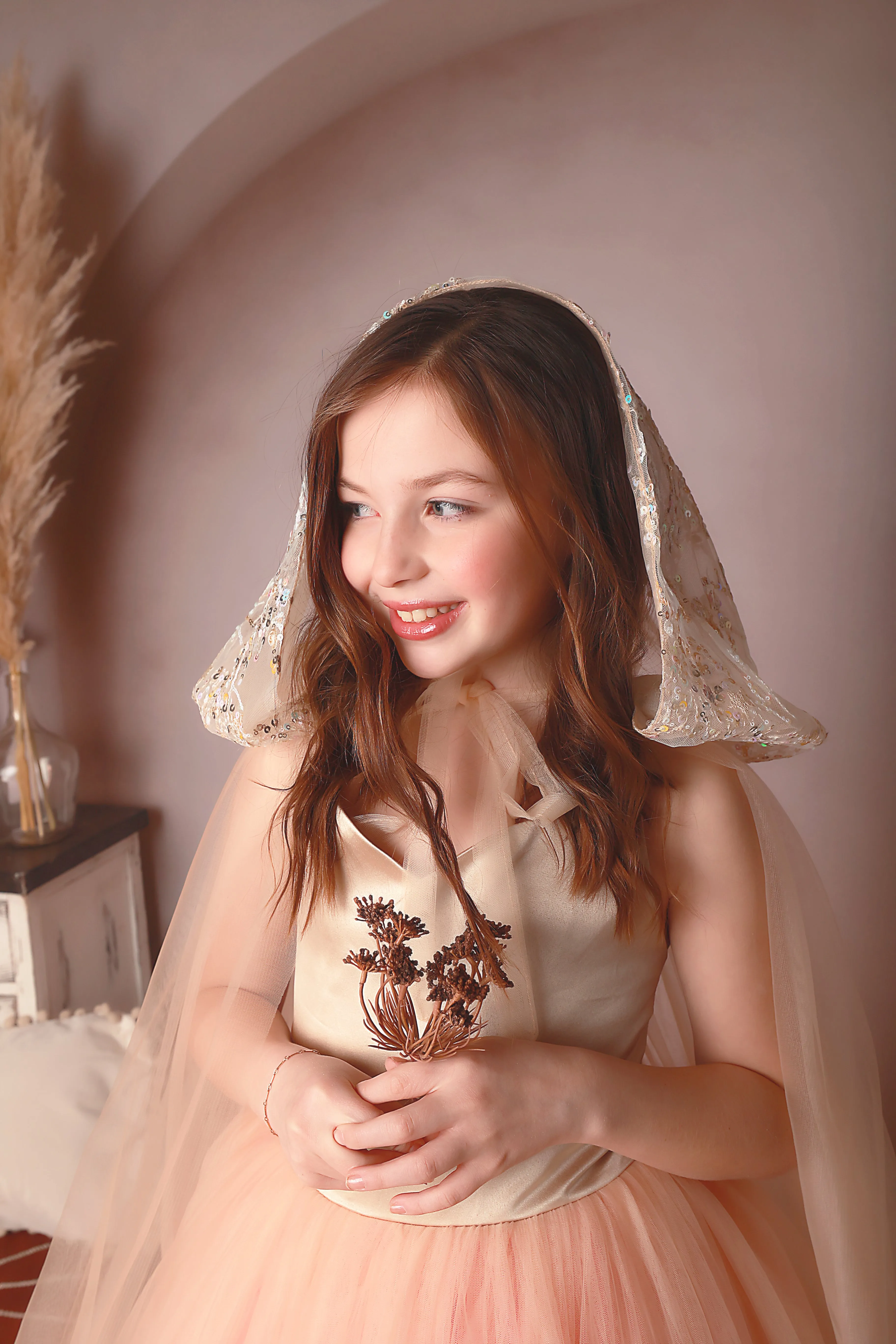 "Nassau" - Starry Hooded tulle Cape
