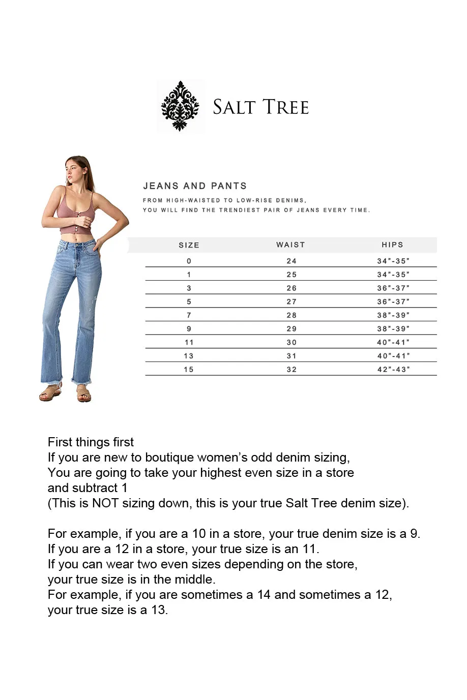 Risen Jeans - High Rise Crop Barrel Jeans - PGA21024