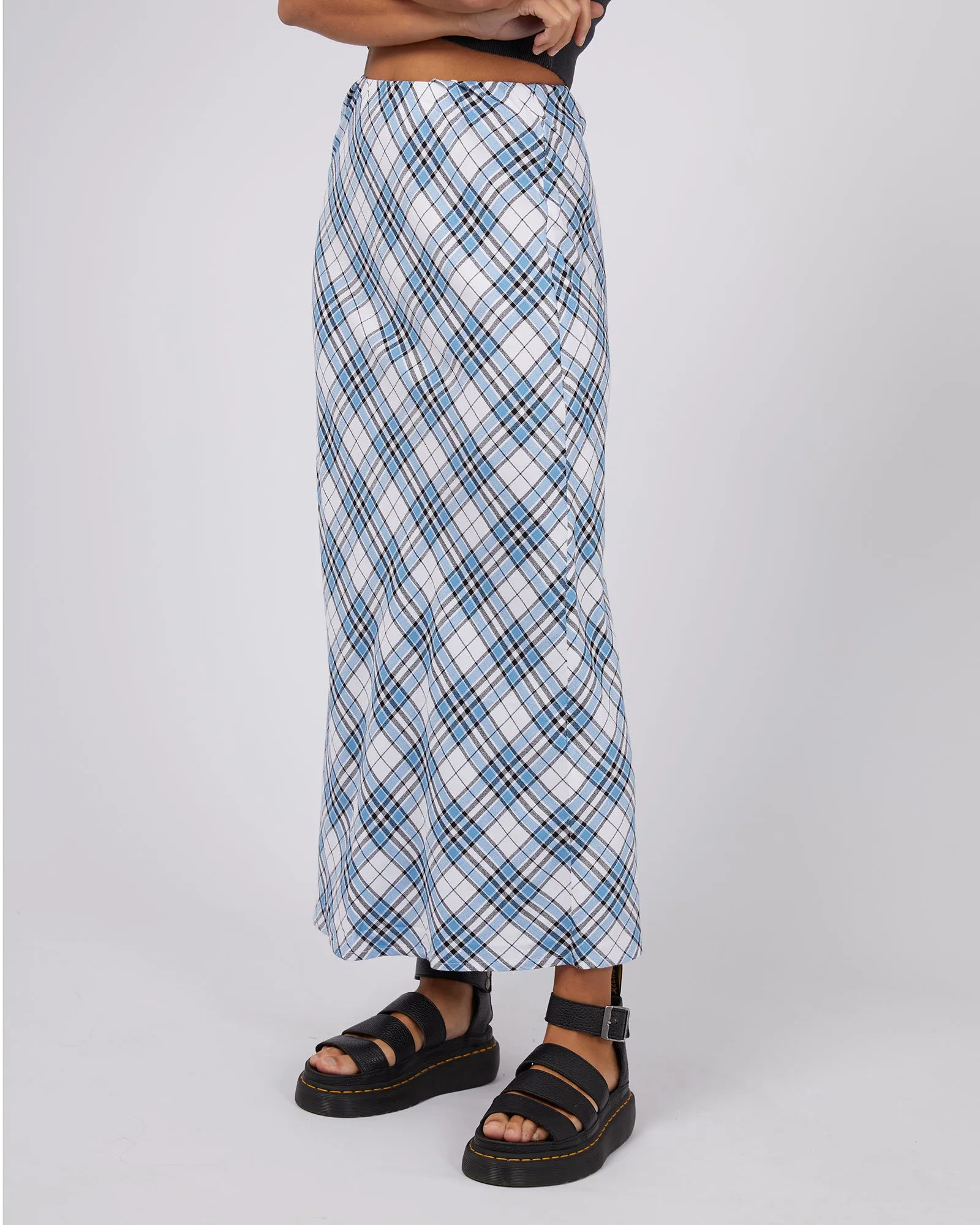Rixie Maxi Skirt Blue