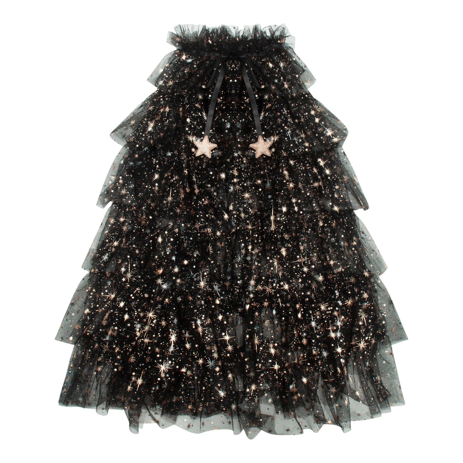 Ruffle Aurora Witch Cape