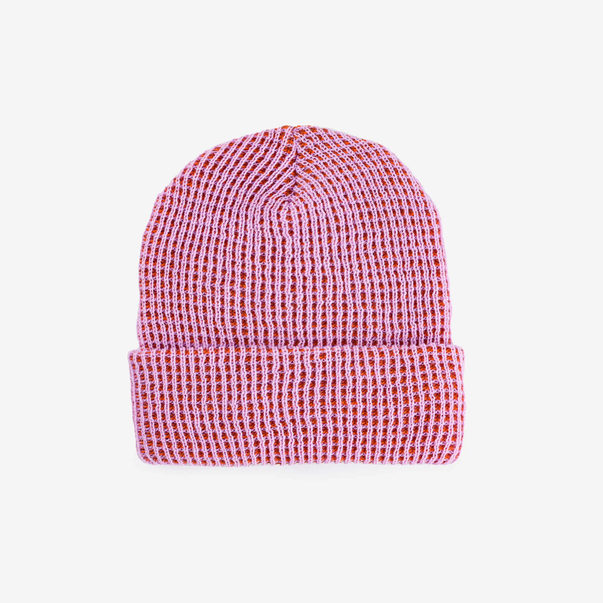 Simple Grid Knit Beanie