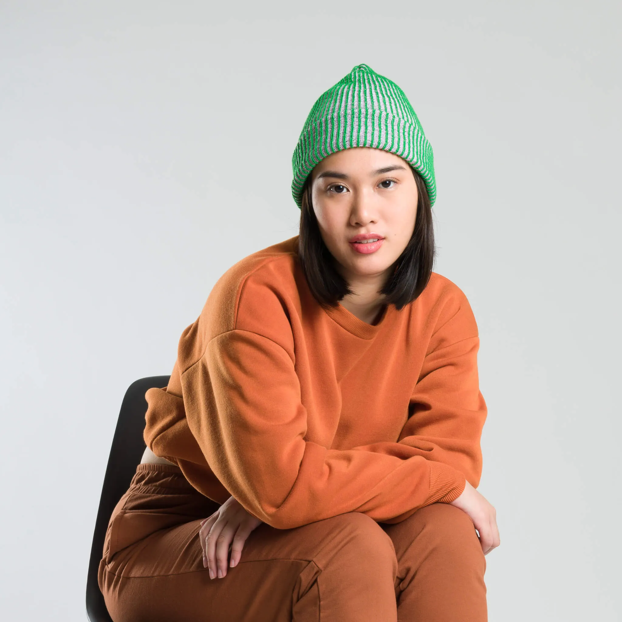 Simple Rib Knit Beanie