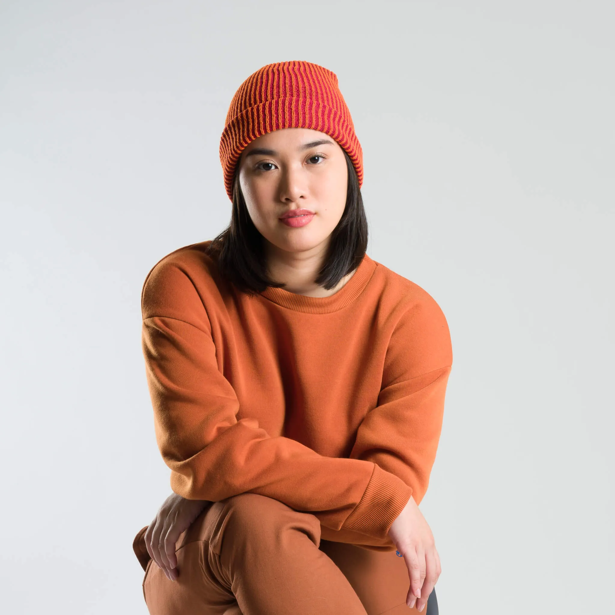 Simple Rib Knit Beanie