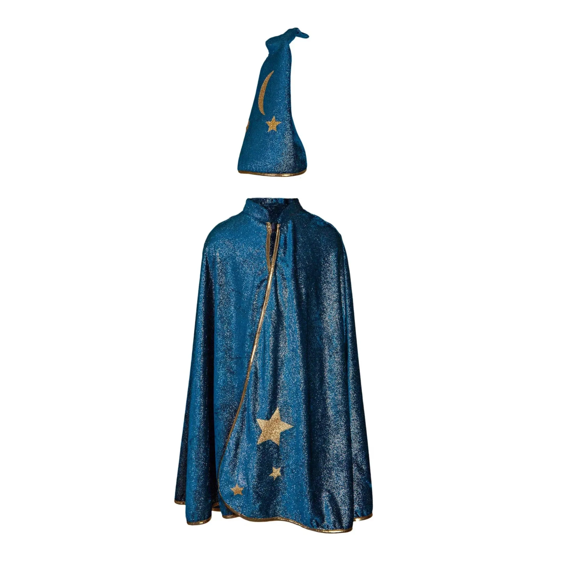 starry night wizard cape and hat size 7-8