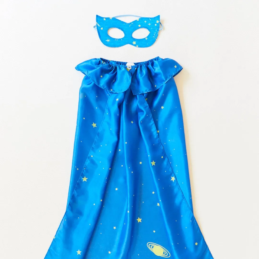 Starry Superhero Cape and Mask Set: Unleash Your Inner Hero