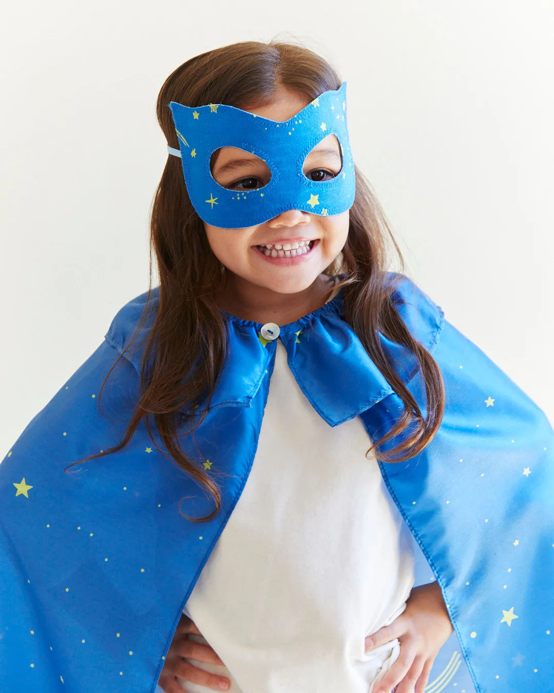 Starry Superhero Cape and Mask Set: Unleash Your Inner Hero