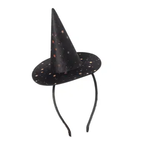 Starry Velvet Mini Witch Hat