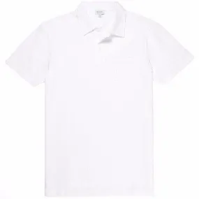 Sunspel Rivieria Polo Shirt White