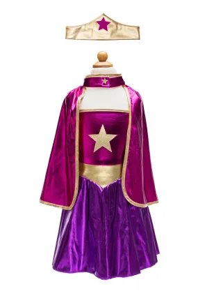 Superhero Star Dress and Cape Set
