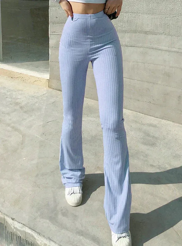TastyHottie - TIGHT-FITTING PIT-STRIP HIGH WAIST SPORTS PANTS