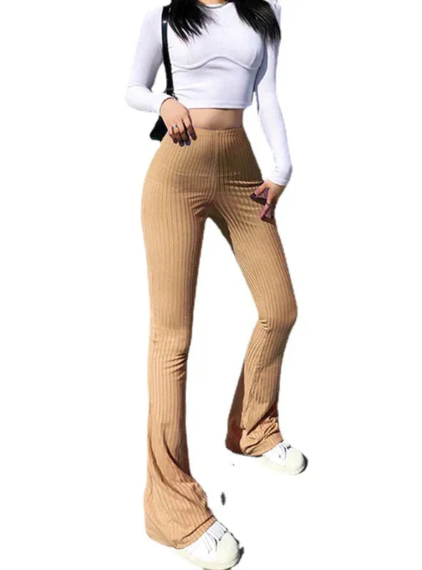 TastyHottie - TIGHT-FITTING PIT-STRIP HIGH WAIST SPORTS PANTS