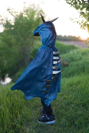 Teal & Gold Starry Night Dragon