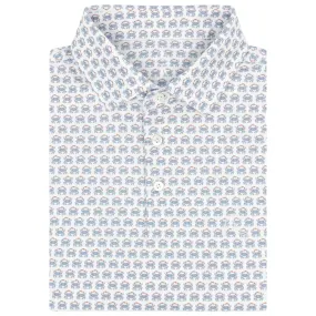 The Blue Crab | Performance Polo | The Blue Crab - White