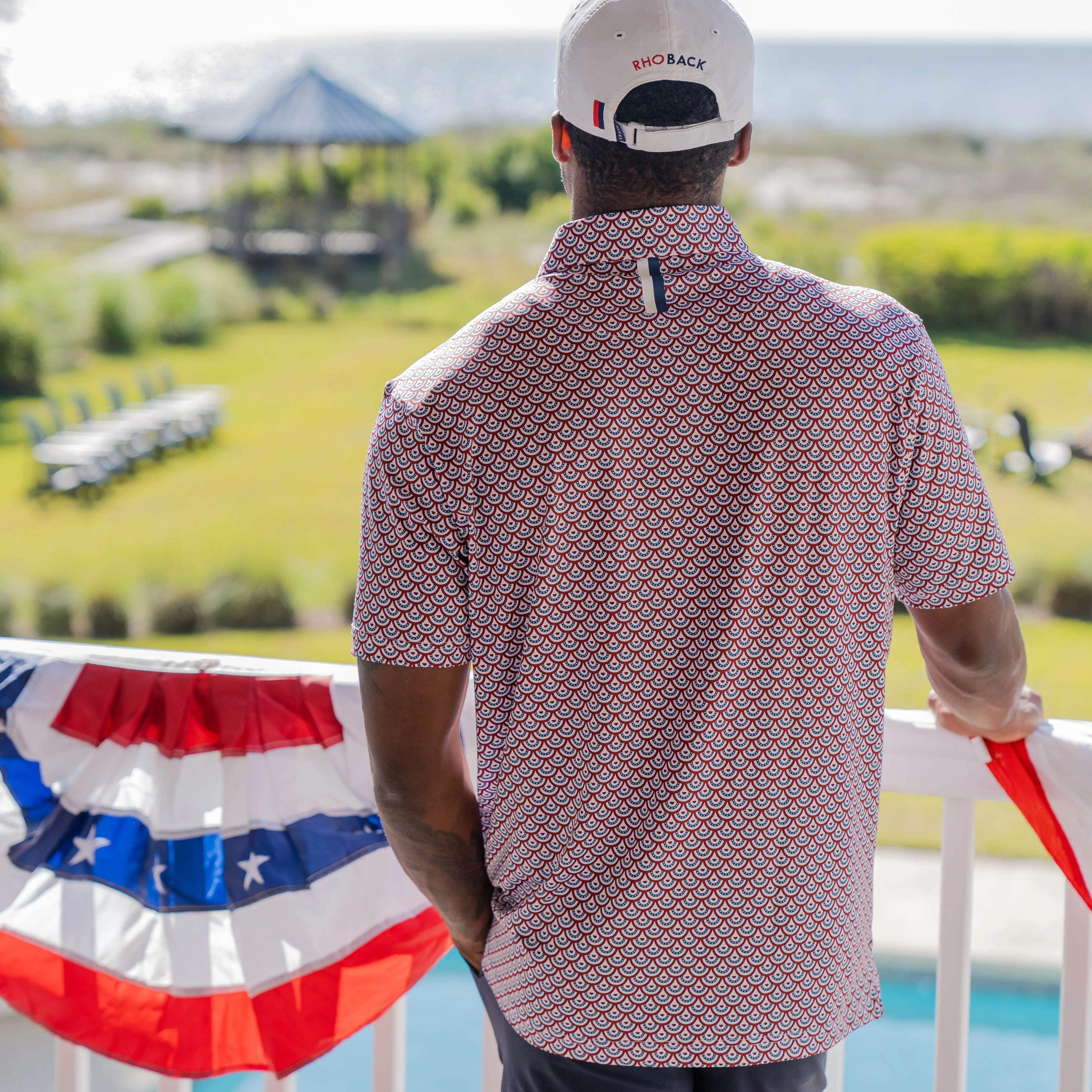 The Bunting | Performance Polo | The Bunting - Flag Red/White