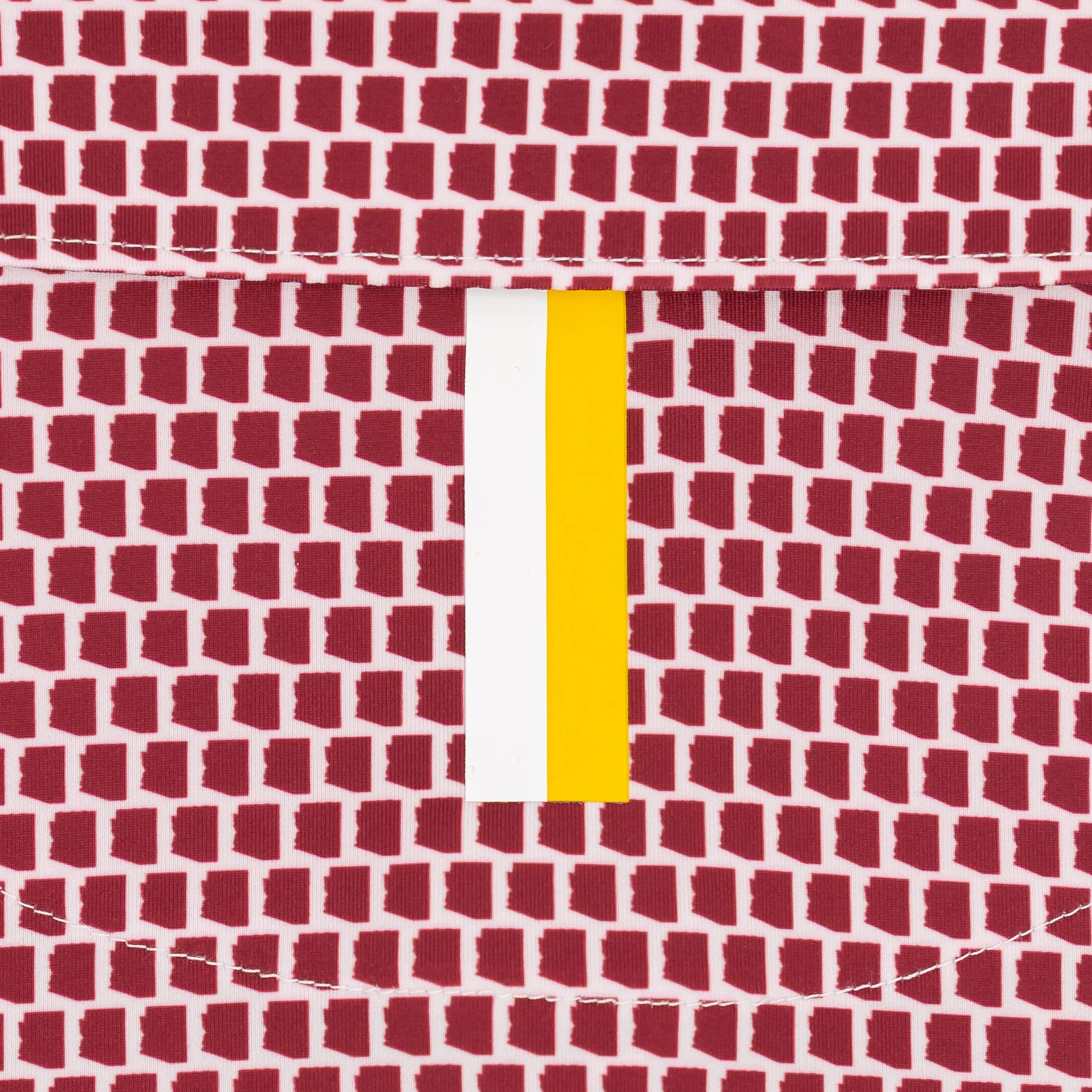 The Camelback | Performance Polo | The Camelback - Dark Maroon/White