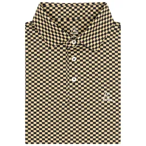 The CO | Performance Polo | The CO - Old Gold/Black