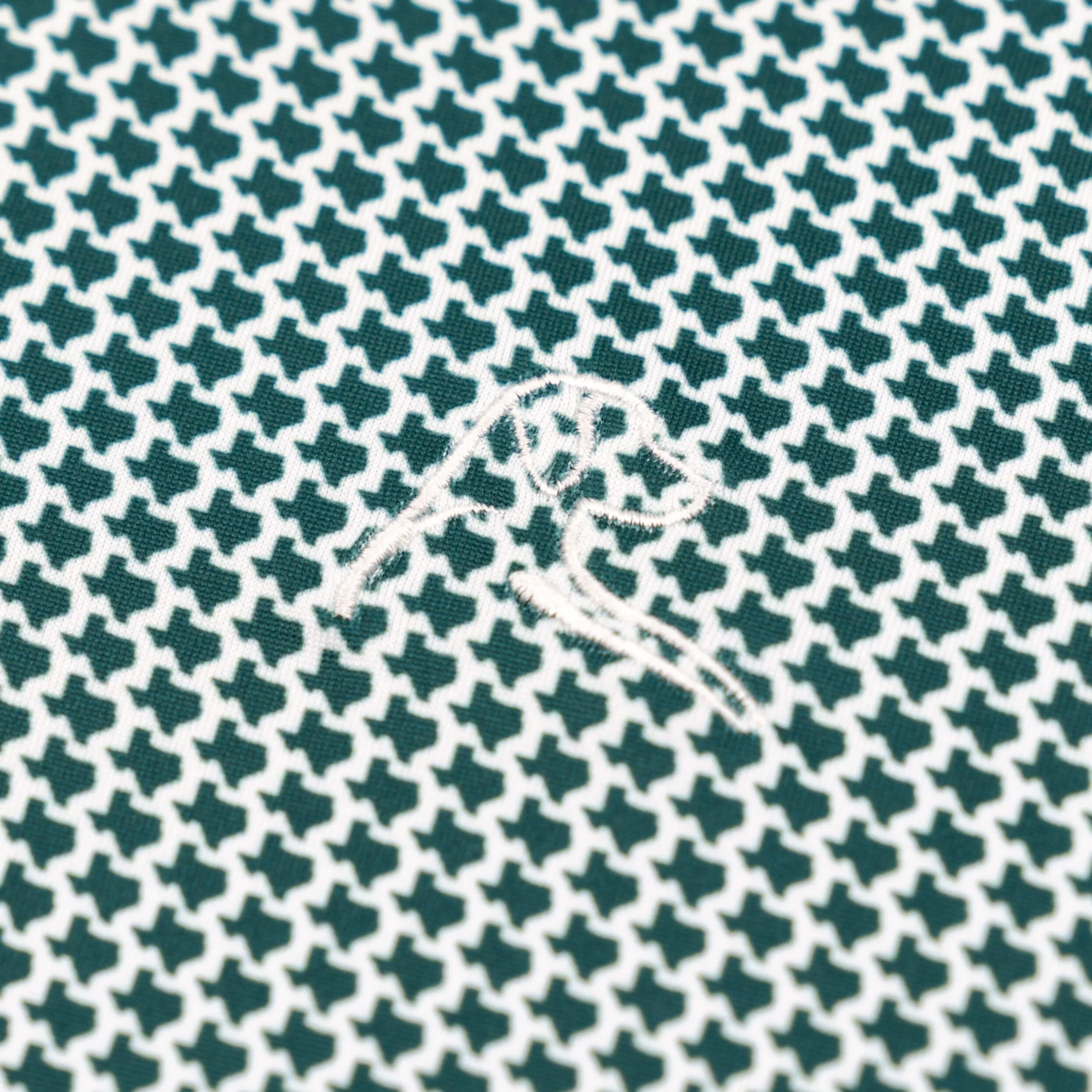 The Don't Mess | Performance Polo | The Don't Mess - Forest Green/White