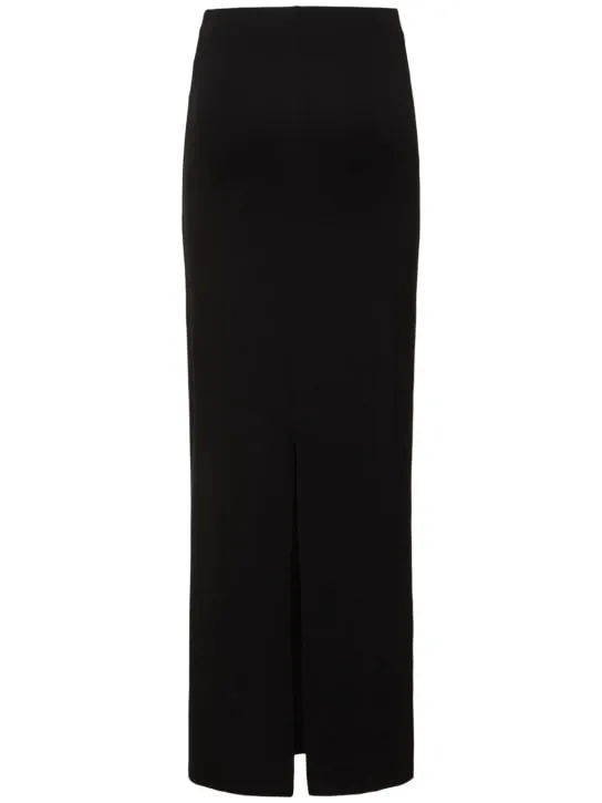The Frankie Shop   Ella stretch viscose maxi skirt 