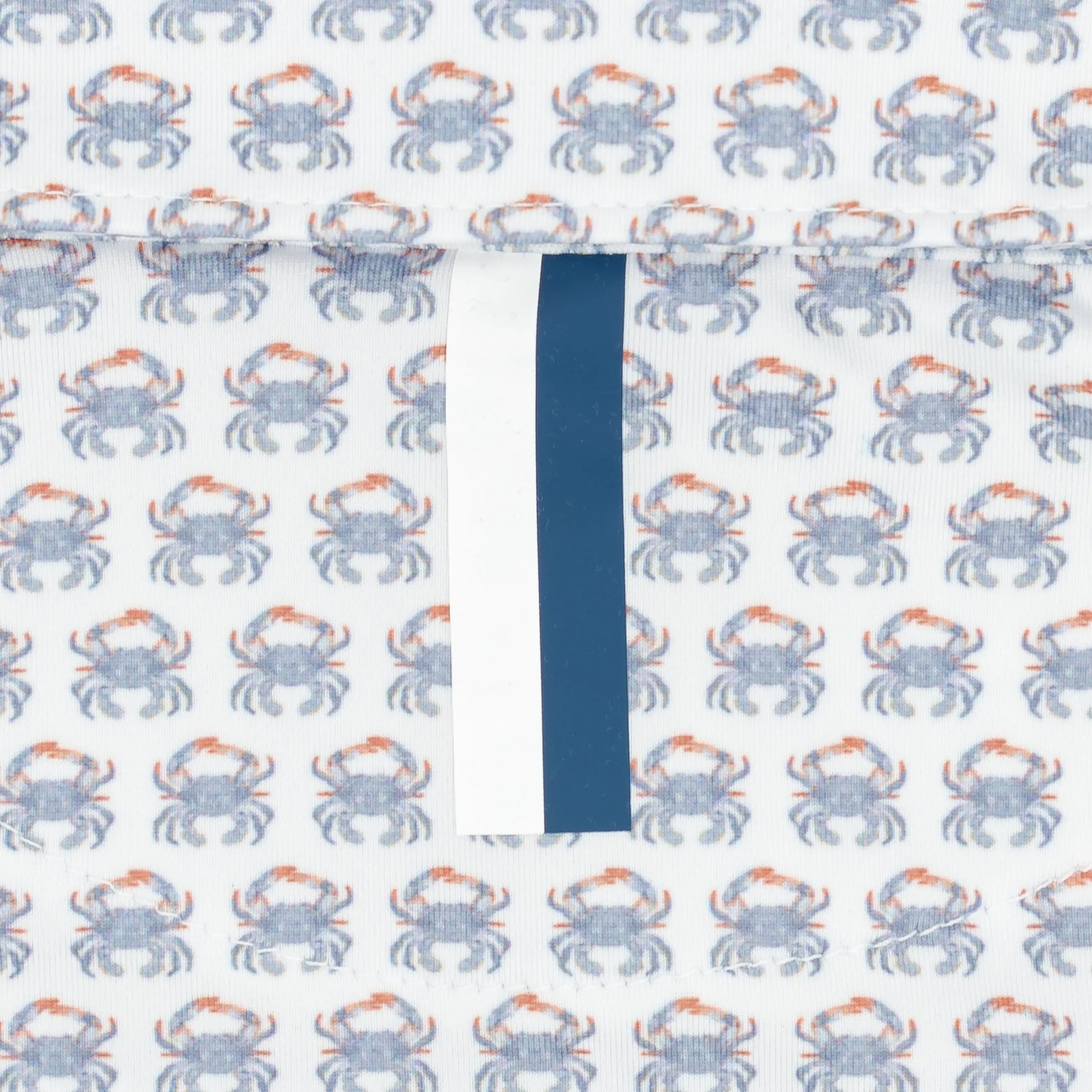 The Lil' Blue Crab | Performance Polo | The Blue Crab - White