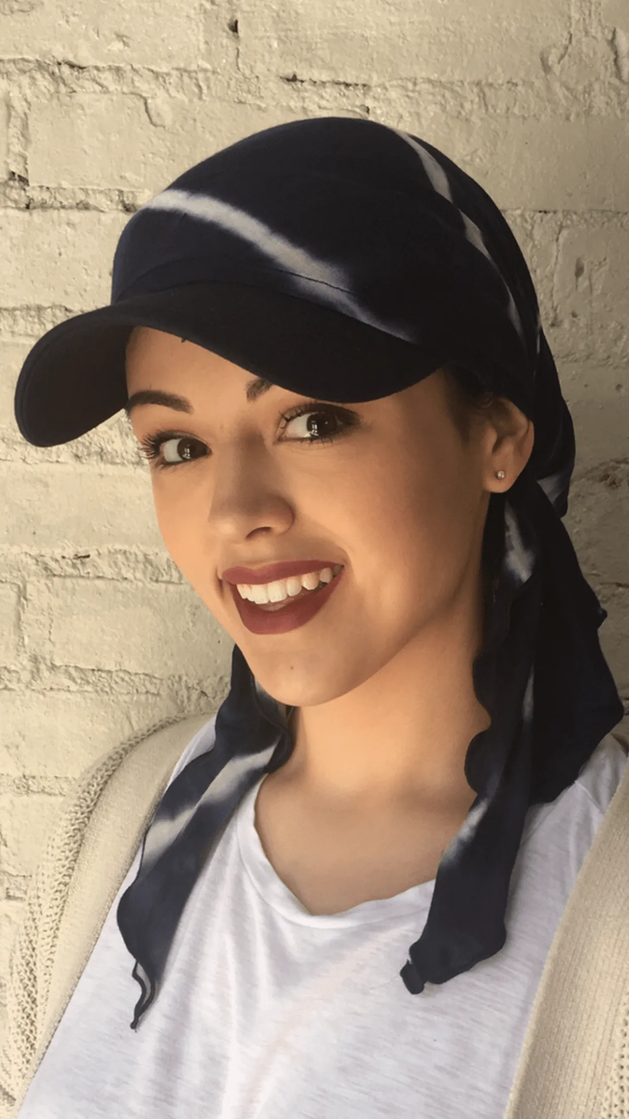 Tie Dye Sun Visor Headscarf Hijab Hat To Cover and Conceal Your Hair In The Sun Baseball Cap