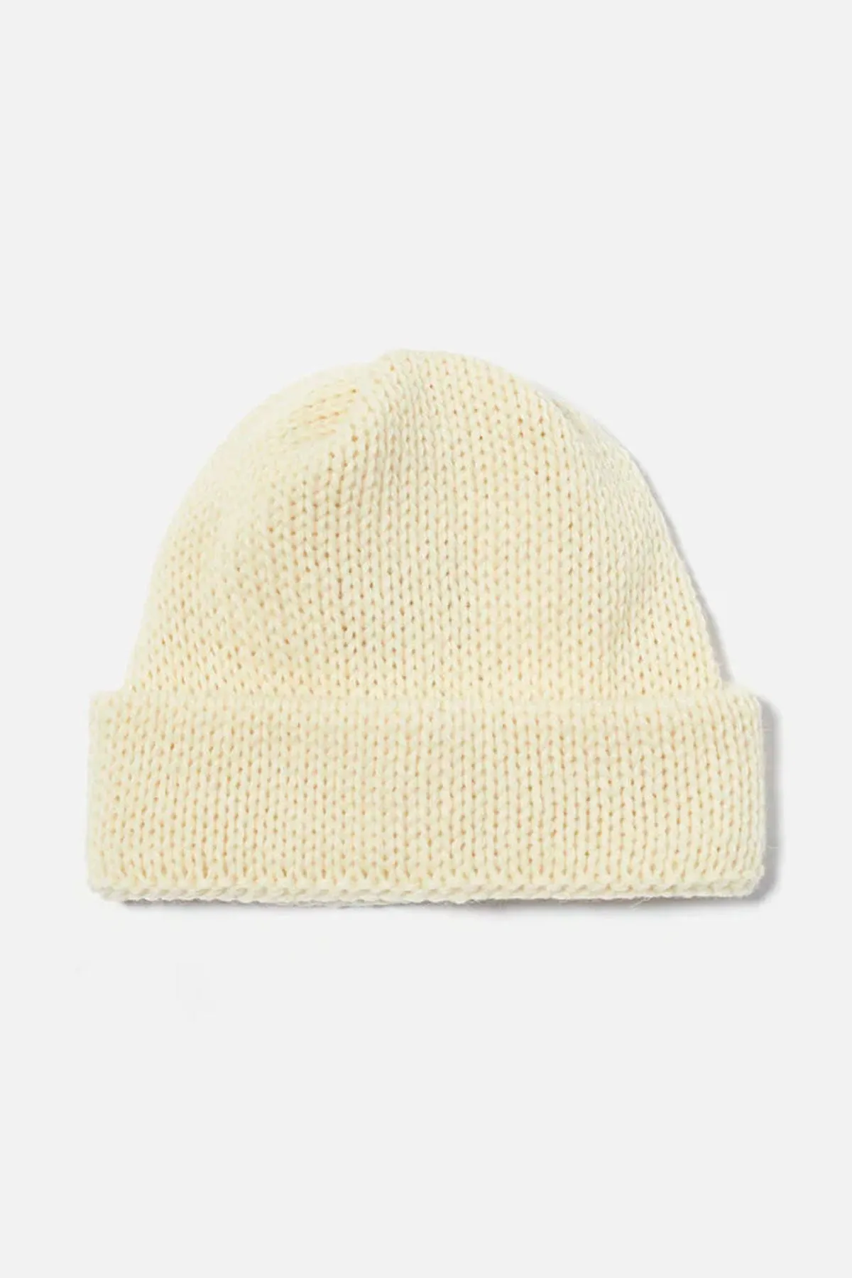 Universal Works - Short Watch Cap In Ecru British Wool
