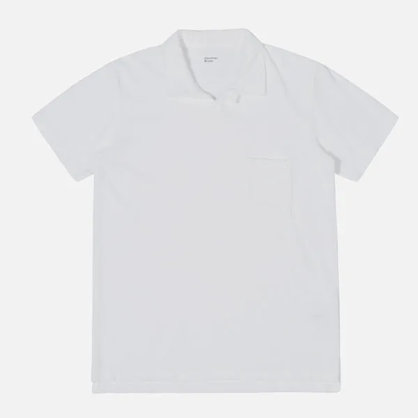 Universal Works Vacation Polo - Ecru Terry