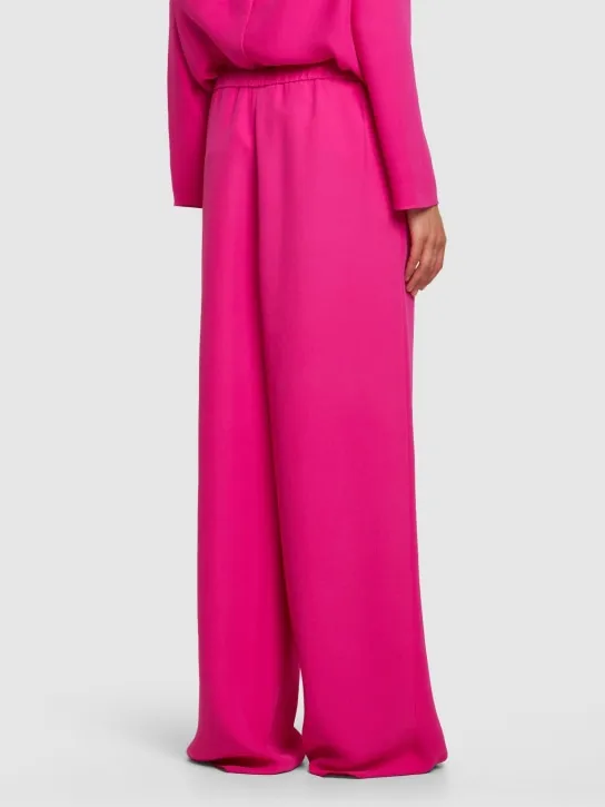 Valentino   Cady couture high waist wide pants 