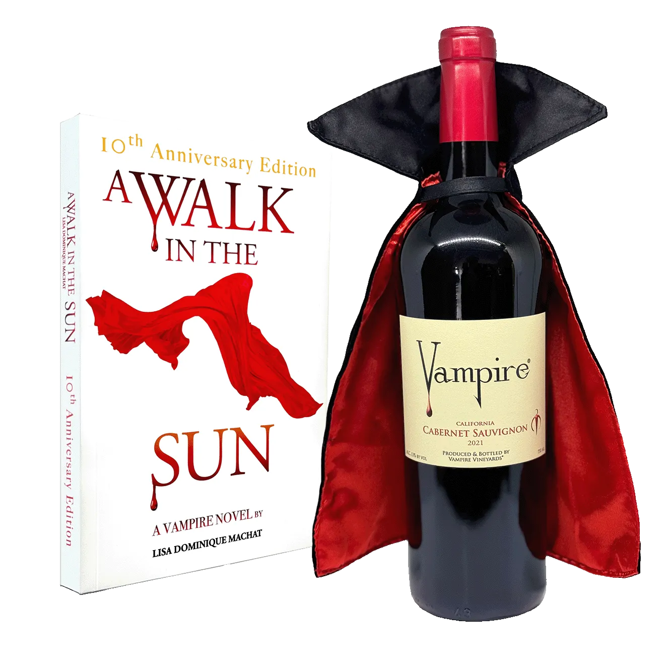 VAMPIRE® CABERNET GIFT SET - With Cape & Novel