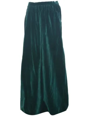 Velvet Maxi Skirt - S
