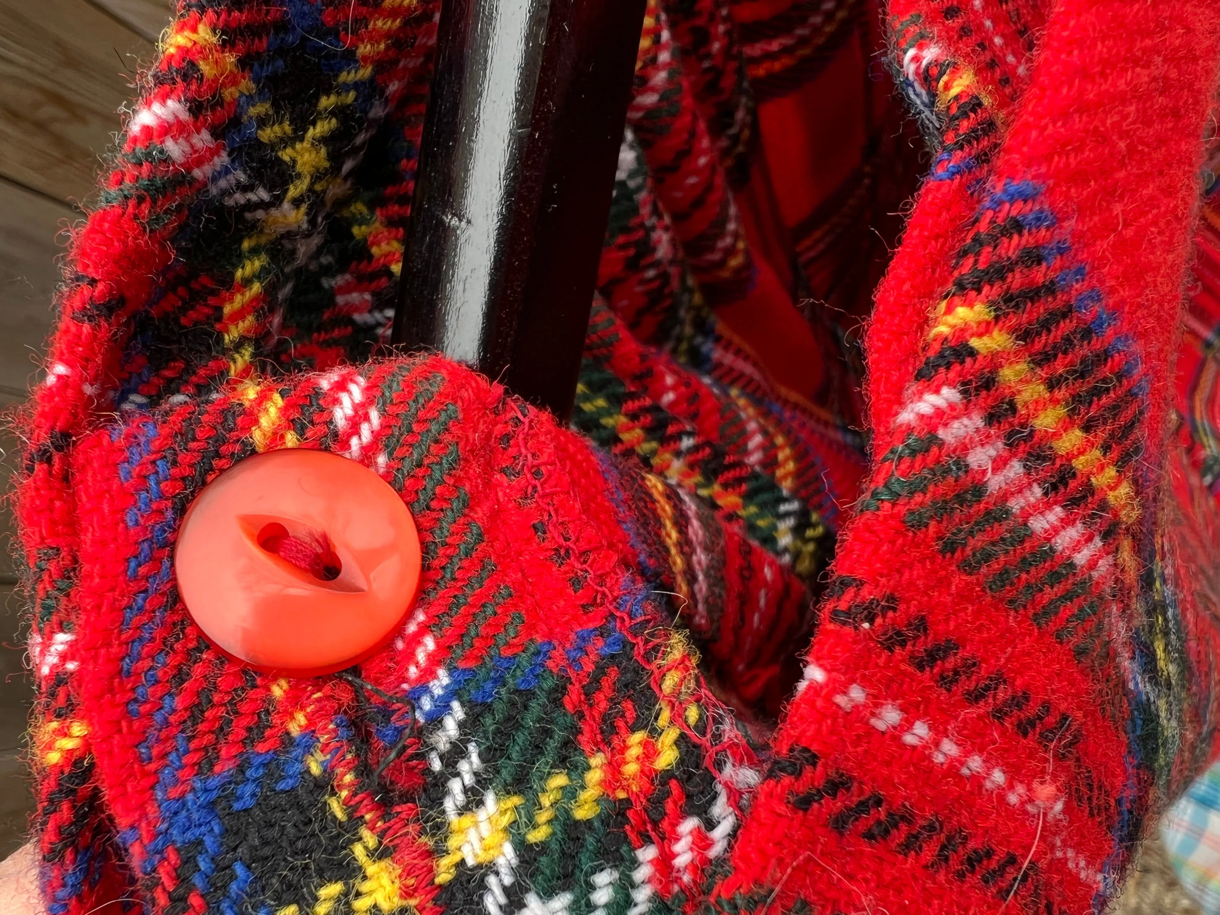 Vintage 80's Scottish Wool Plaid (Tartan) Kilt Skirt