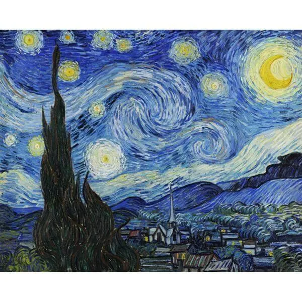 Wallpaper - Starry Night (Vincent Van Gogh)