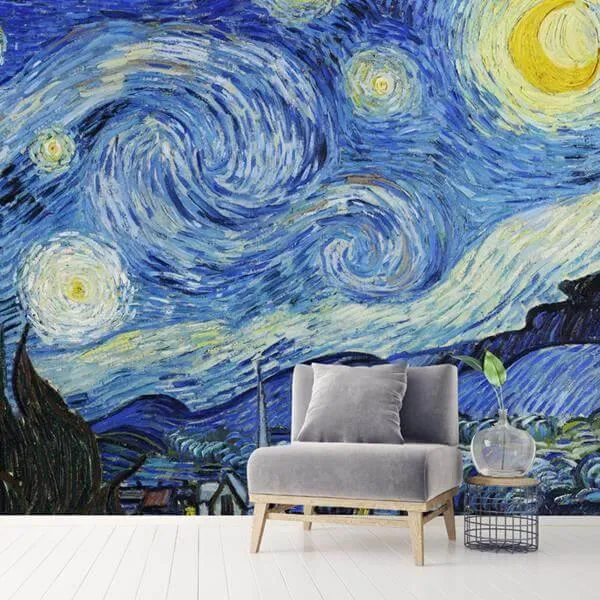 Wallpaper - Starry Night (Vincent Van Gogh)