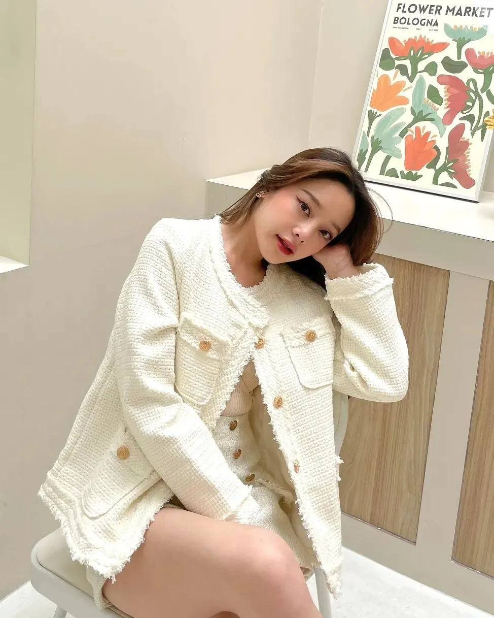 White Tweed Jacket