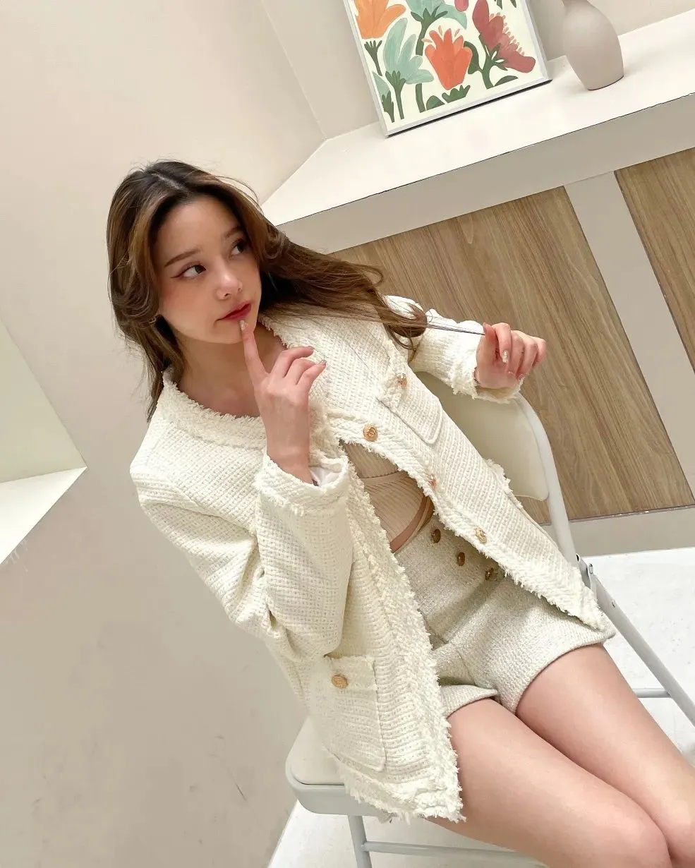 White Tweed Jacket