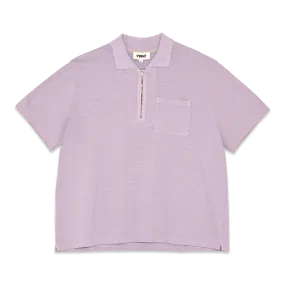 YMC Frat Zip Polo - Lilac