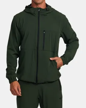 Yogger Zip-Up Hooded Jacket II - Dark Olive